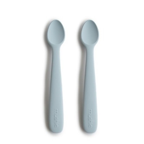 Silicone Feeding Spoons Powder Blue  One Size