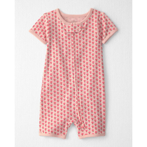 Baby Girl Organic Cotton 1-Piece Pajama in Pink Floral - Little Planet | Carter's