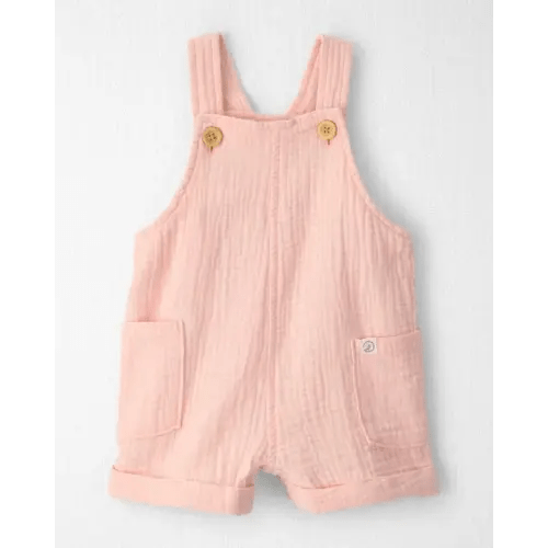 Baby Girl Organic Cotton Gauze Shortalls - Little Planet | Carter's