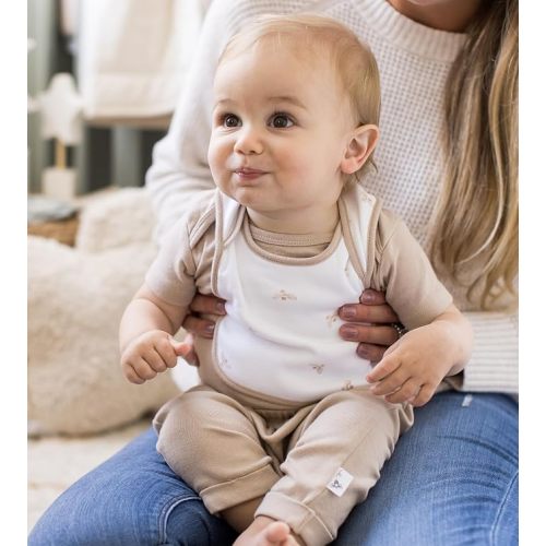 Burt's Bees Baby Infant Bibs, 100% Organic Cotton Drool Cloths, Newborn Essentials