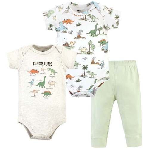 Hudson Baby 2 Cotton Short-Sleeve Bodysuits and Pant Set, Newborn - 24 Months, Super Soft
