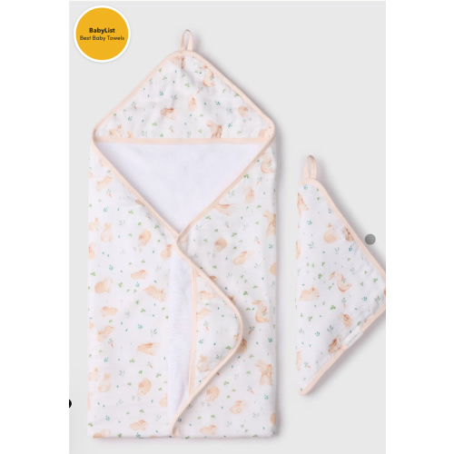Hooded Towel Set - Bunny Meadow