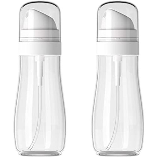 Small Spray Bottle with Fine Mist, 2 Pack 3.4oz/100ml Travel Spray Bottles for Hair and Face, Refillable Spray Bottles for Cleaning Solutions, Perfume, Liquid Cosmetics, Essential Oils TSA Approved