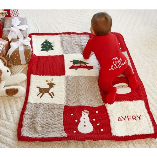 Holiday Heirloom Baby Blanket