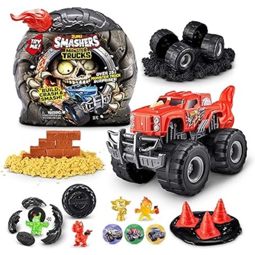 Smashers Monster Wheels RED Flame Mystery Pack DINO