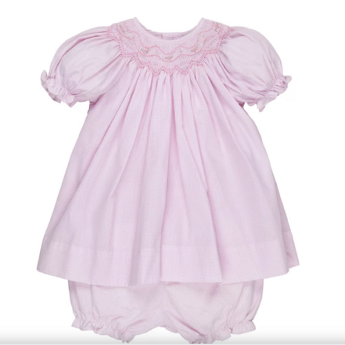Petit Ami Baby Girls Smocked Gingham Dress | Belk