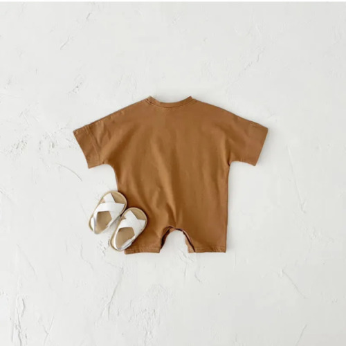 Baby Solid Color Causal Romper