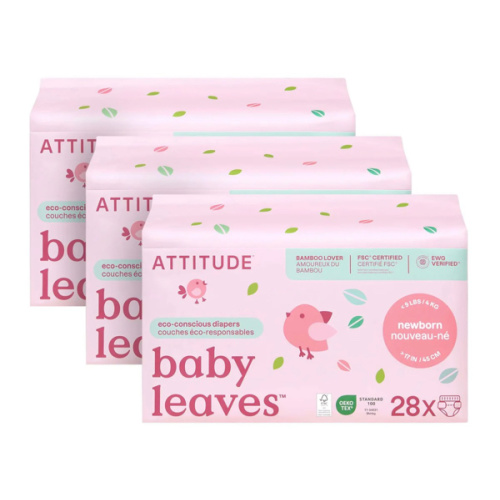 Diapers EWG Verified® - Pack of 3 | ATTITUDE
