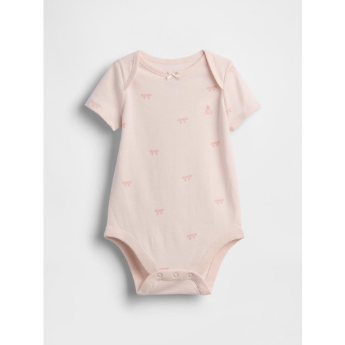 Baby First Favorites Organic Cotton Bow Bodysuit
