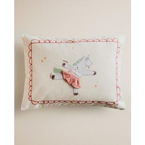 KIDS’ UNICORN THROW PILLOW COVER