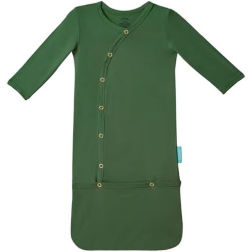 PurComfy Supersoft Baby Sleeper Gowns, Premium Bamboo Viscose Infant Nightgown Sleepers Preemie Newborn Snap Bundler