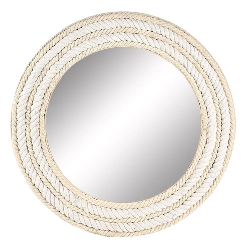 Ty Pennington Cotton Rope Round Wall Mirror, 24"