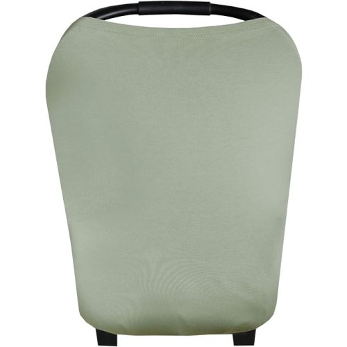 Copper Pearl Multi-Use Cover: Car Seat Covers, Nursing Cover, and Stroller Cover for Sun - Stretchy Fabric, All-Season Use, Stylish Designs, Easy Access for Moms - Stone