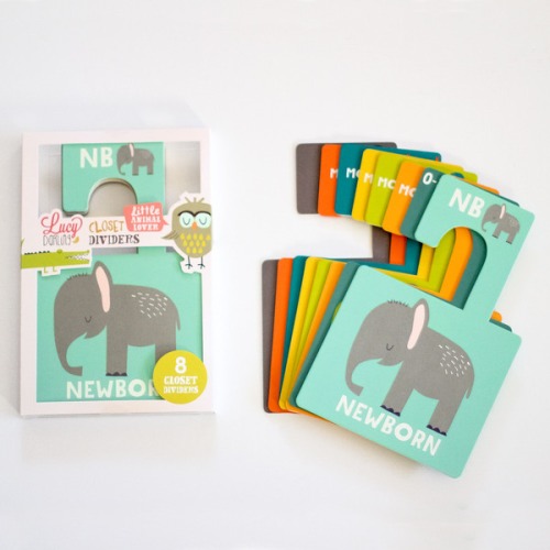 Nursery Closet Dividers: Little Animal Lover