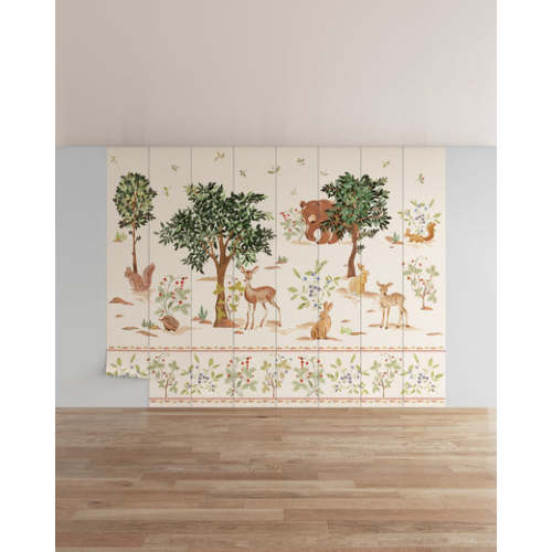 Forest Friends Wall Mural