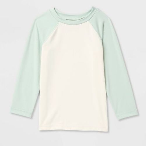 Toddler Long Sleeve Colorblock Swim Rash Guard Top - Cat & Jack™