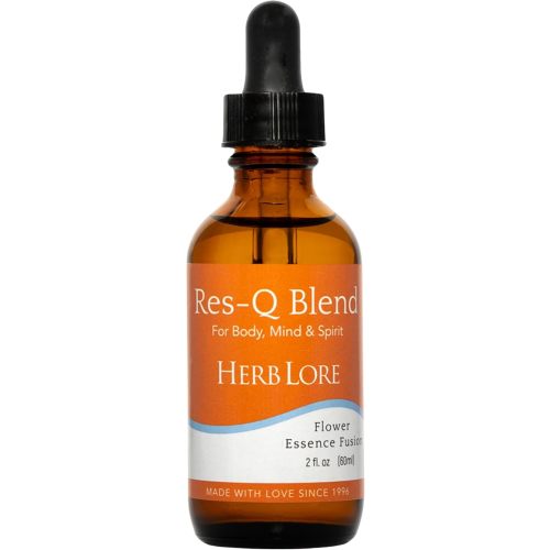 Herb Lore Res-Q Blend - Flower Essence Remedy for Natural Emotional Support & Calm - Safe for All Ages (2 fl oz)