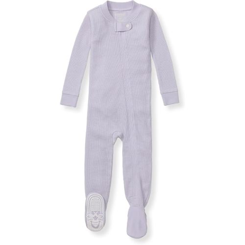 Burt's Bees Baby Unisex Baby Honeysoft Sleeper Pajamas, Zip Front Non-slip Footed Footie Pjs, Organic Cotton & Lyocell