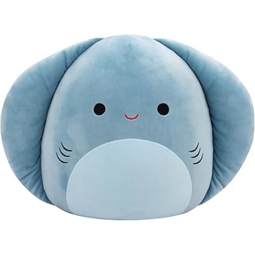 Squishmallows Original 16-Inch Akilah Blue Stingray - Official Jazwares Plush (Large)