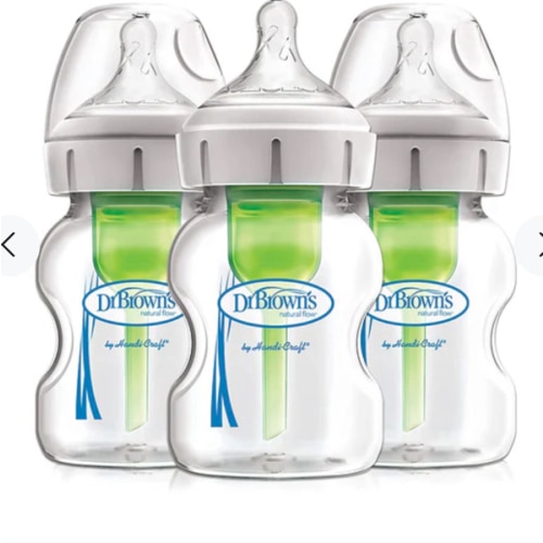 Dr. Brown’s Natural Flow Anti-Colic Options+ Wide-Neck Glass Baby Bott – MySippyCup.com