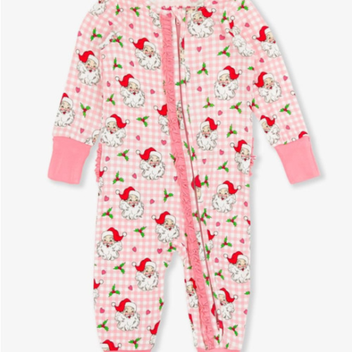 Convertible Ruffle One Piece Pajama, Bamboo Viscose