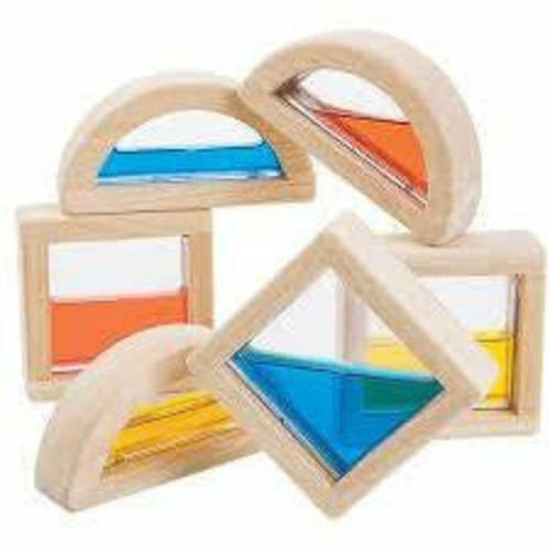 Plan Toys Water Blocks - Colorful Sensory Wooden Building Toy – The Natural Baby Company