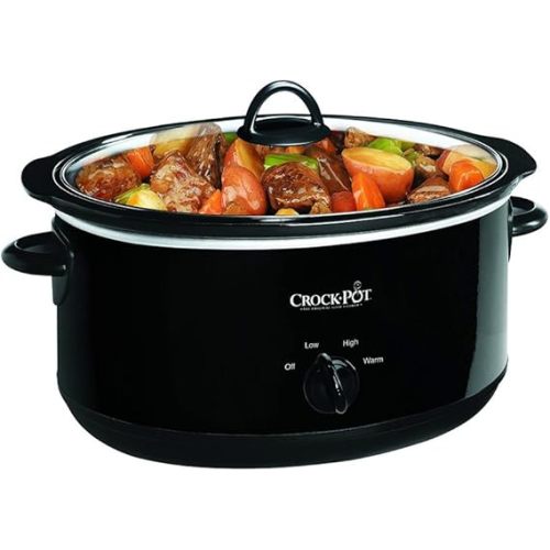 Crockpot Manual 8-Quart Slow Cooker Black