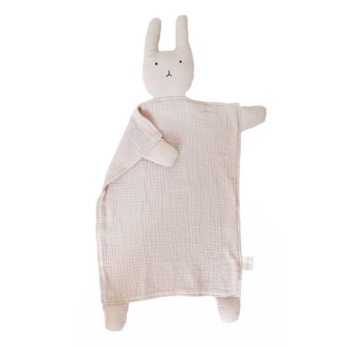 Natural Sand Bunny Lovey Blanket