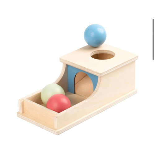 Busy edition Wooden Object Permanence Box