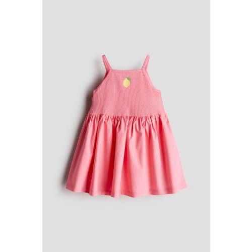 PRINTED-DETAIL DRESS