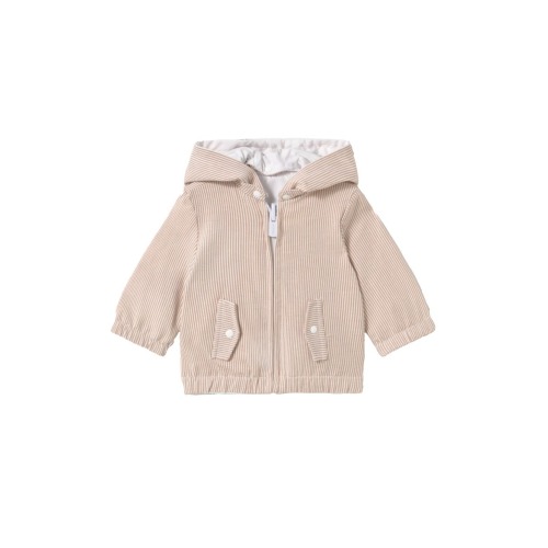 Striped Hooded Jacket