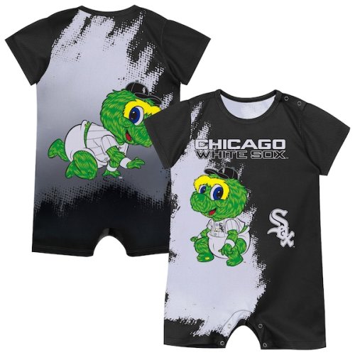 Chicago White Sox Outerstuff Newborn Baby Mascot Bodysuit - Black