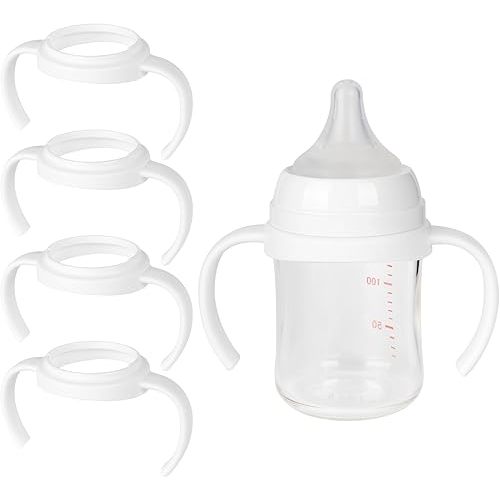 4 Pack Baby Bottle Handles for Pigeon Bottle, Bottle Holder for Newborn