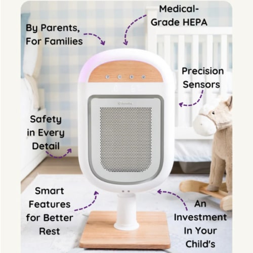 Sereniby Medical-Grade Nursery Purifier with SafeFlow™ Technology