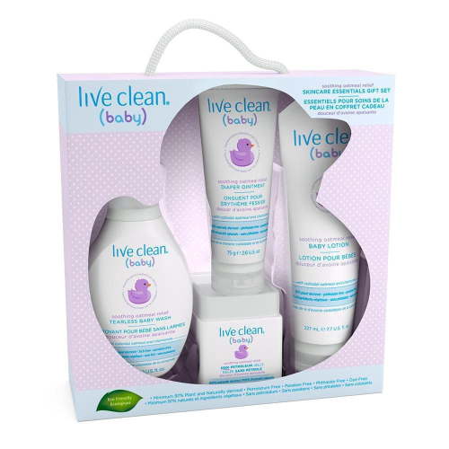Live Clean Baby Skin Care Essentials Gift Set - Soothing Relief - Walmart.ca