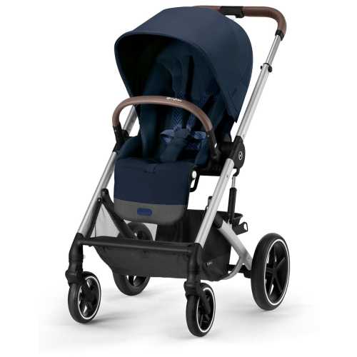Cybex Balios S Lux 2 Stroller - Silver Frame / Ocean Blue