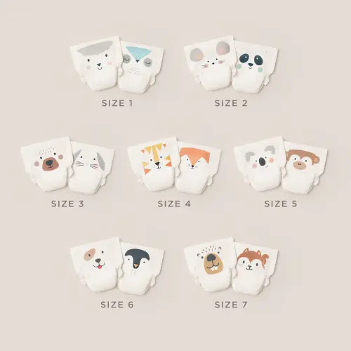 Kit & Kin hypoallergenic nappies