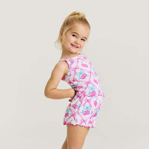 Amarena Lettuce Edge Cami Short Set