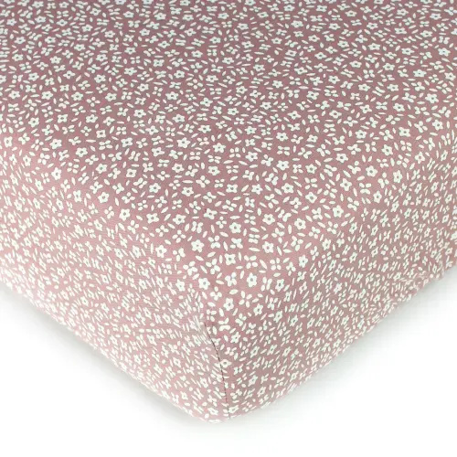 Taffy Floral | Organic Muslin Crib Sheet – L'ovedbaby