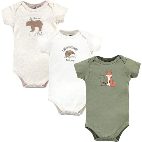 Hudson Baby Unisex Baby Cotton Bodysuits