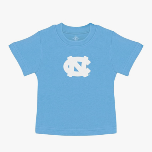 Creative Knitwear College Baby T-Shirt - Embroidered Team Logo, Unisex, Short Sleeve, 0-18 Months, Baby Sports Apparel