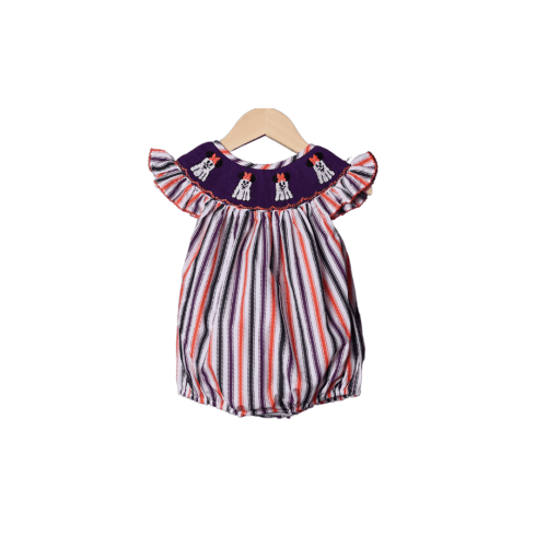 Smocked Stripe Mouse Ghost Bubble