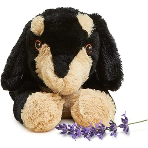 warmies Microwavable & Weighted Stuffed Animals, Dachshund - Heated Stuffed Animal Plushie for Warmth & Comfort - Cute Soft Plush Toys for Adults & Children (Boys, Girls, Babies & Toddlers)