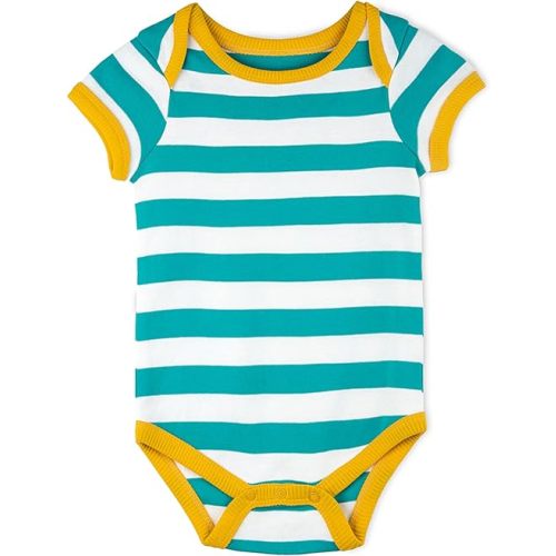 Mightly Baby Short-Sleeve Bodysuit | Organic Cotton Fair Trade Certified Clothes,