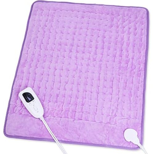 Heating Pad,Electric Heating Pads,Heating Pad for Back,Lavender,24x20 Inch