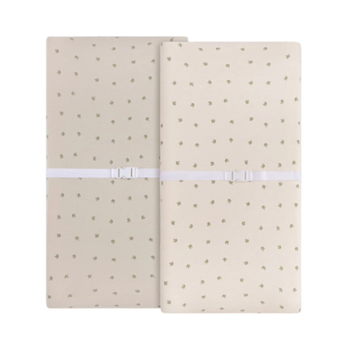 Vintage Leaf Changing Pad Cover | Cradle Sheet Set – Ely's & Co.