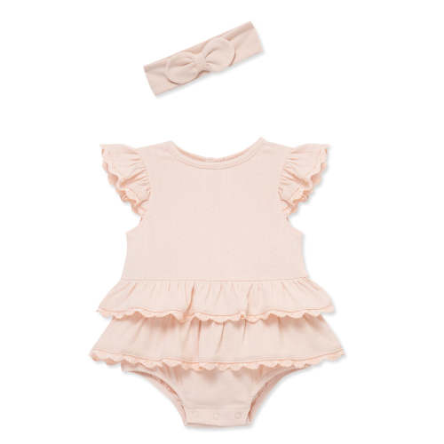 Seashell Lace Skirt Bubble & Headband