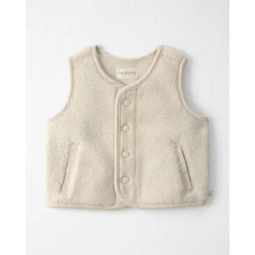 Baby Recycled Teddy Fleece Vest - Little Planet | Carter's