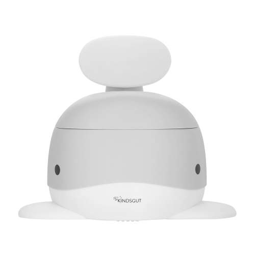 Kindsgut Whale Potty Training Toilet – Ergonomic Toddler Potty for Boys & Girls, Designed in Germany, Non-Slip & Easy Clean, Light grey