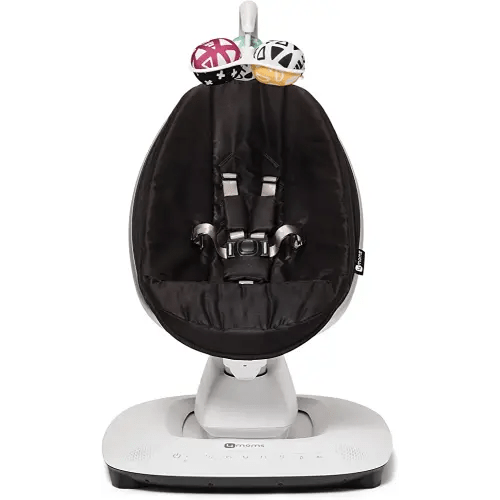 4moms MamaRoo Multi-Motion Baby Swing, Bluetooth Enabled with 5 Unique Motions, Black